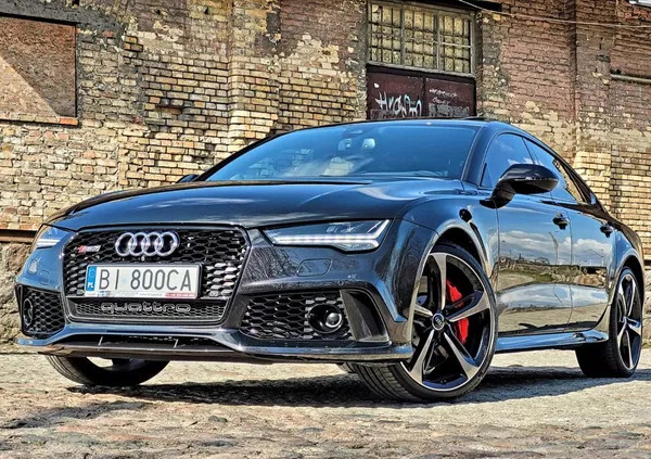 samochody osobowe Audi RS7 cena 229000 przebieg: 96000, rok produkcji 2016 z Białystok